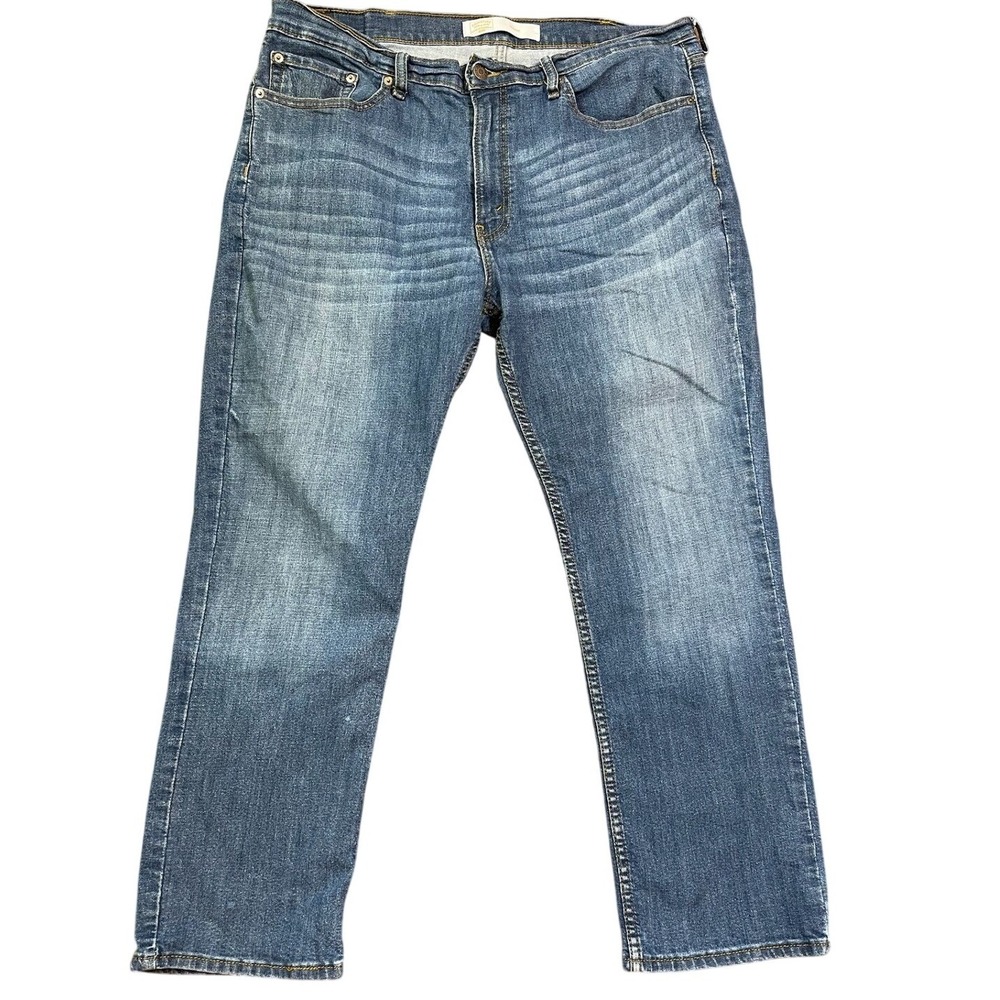 Signature by Levi Strauss Mens Gold Label Straight Leg Medium Wash Jeans 36x28